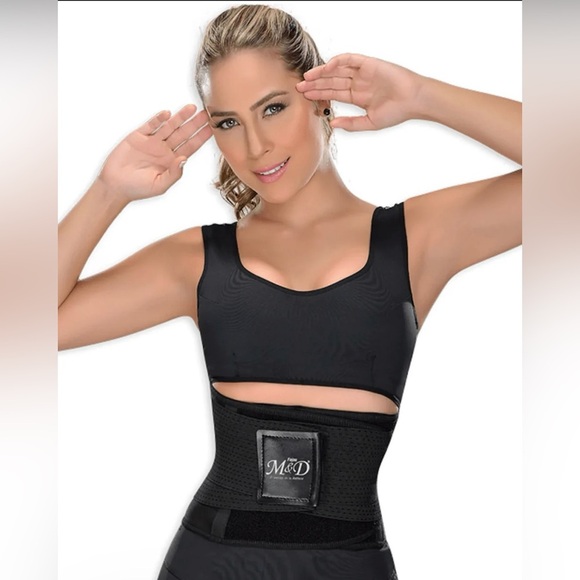 M & D Black Shapewear Waist Cincher - Picture 1 of 10